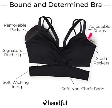 Handful Womens Bound & Determined Sports Bra