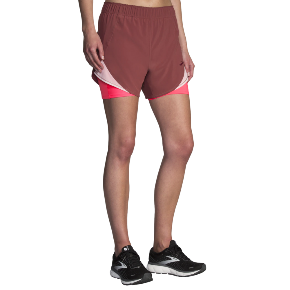 Brooks Chaser 5'' Womens 2-in-1 Shorts