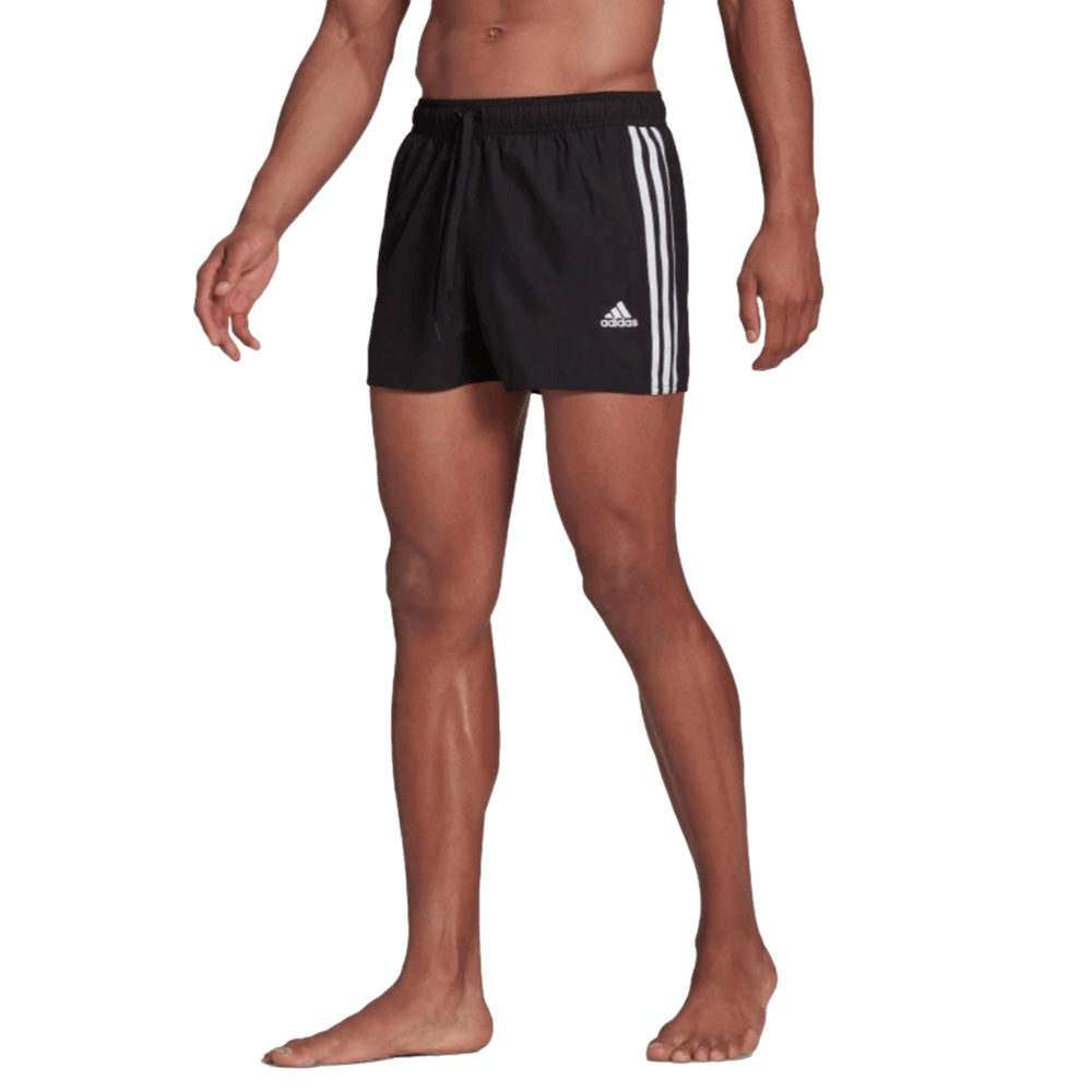 Adidas Very Short Length Classic 3 Stripe Swim Short