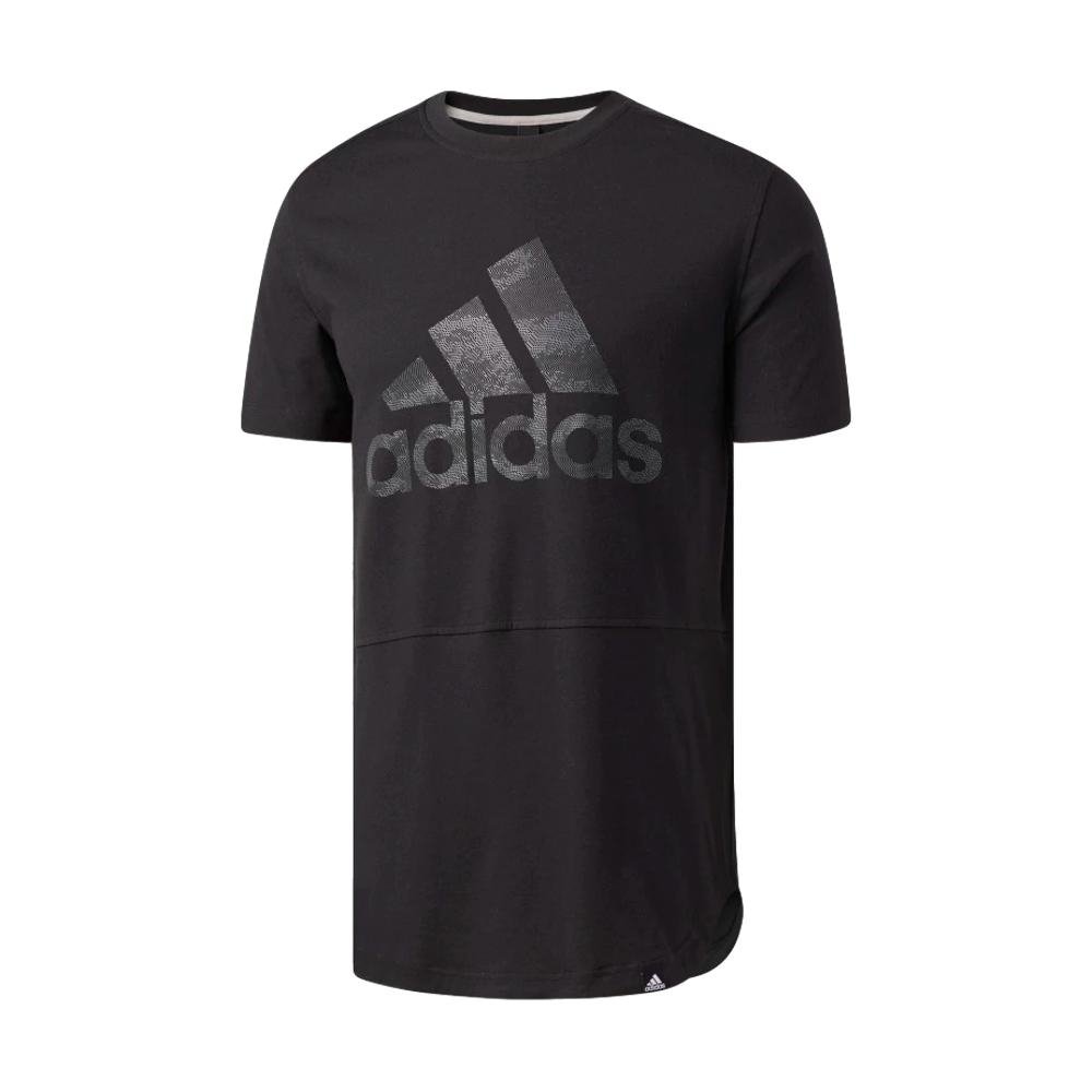 Adidas Badge of Sport 3 Stripe Vertical Tee