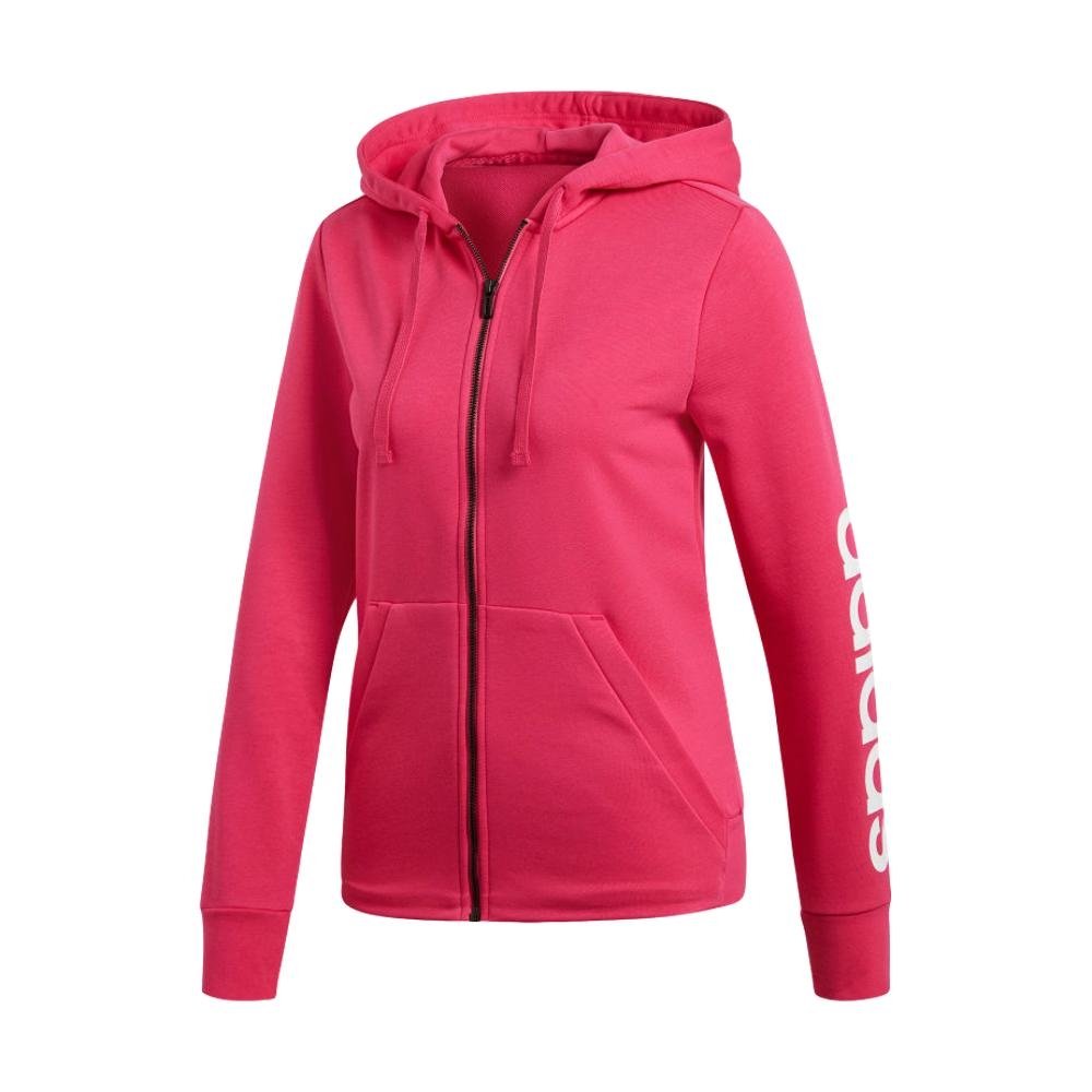 Adidas Womens Essential Linear Full Zip Hoodie