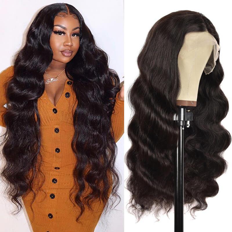 LAPONDAI Lace Front Wigs Human Hair Body Wave 13x4 India