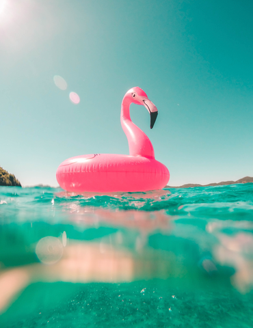 flamingo float bachelorette party