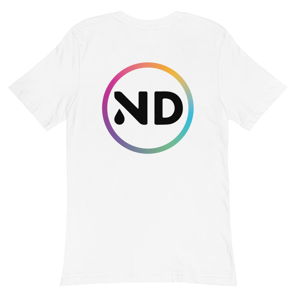 Premium Gradient White Pocket T - NextDay product image