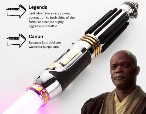 What Does the Purple Lightsaber in Star Wars Mean?