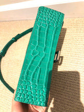 Load image into Gallery viewer, Balenciaga Hourglass Reptile Effect Shoulder Bag
