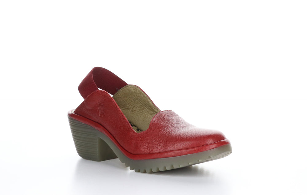 Lipstick Red Sling-Back Pumps Shoes – BoscoUS