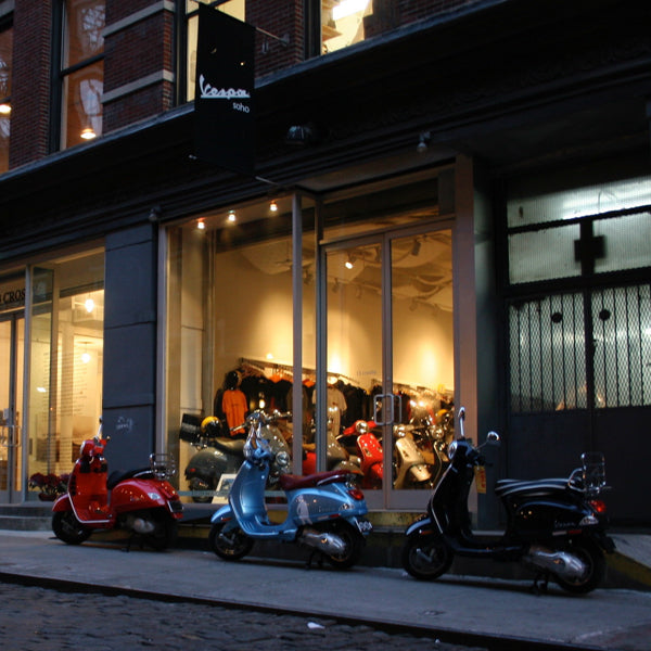 The NYC Vespa dealership