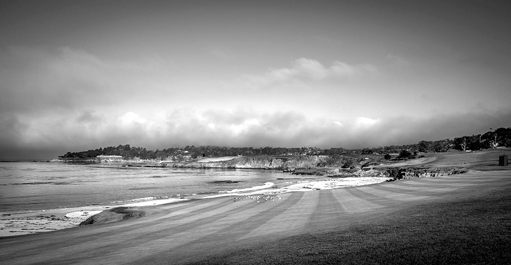 pebble beach golf course coastline