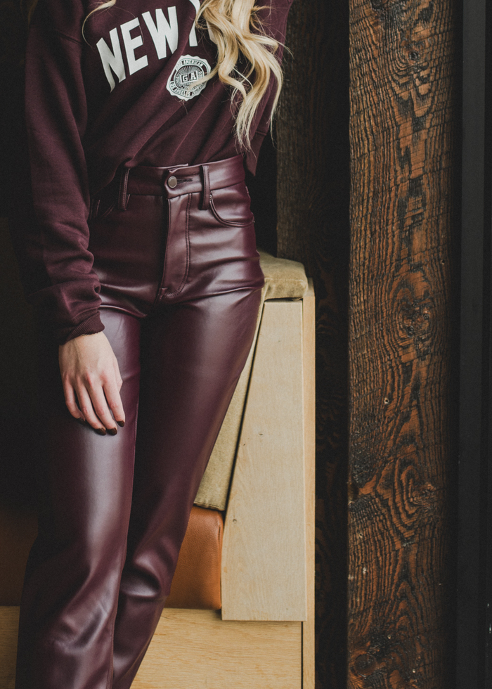 Good American Oversized Faux Leather Vest – AshleyCole Boutique