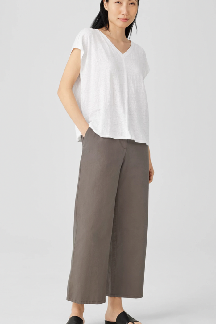 Eileen Fisher Stretch Silk Jersey Scoop Neck Tank Slim Fit, Basic Leng –  AshleyCole Boutique