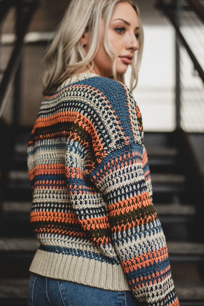 NSF Blayne Sweater in Camo Jacquard – AshleyCole Boutique