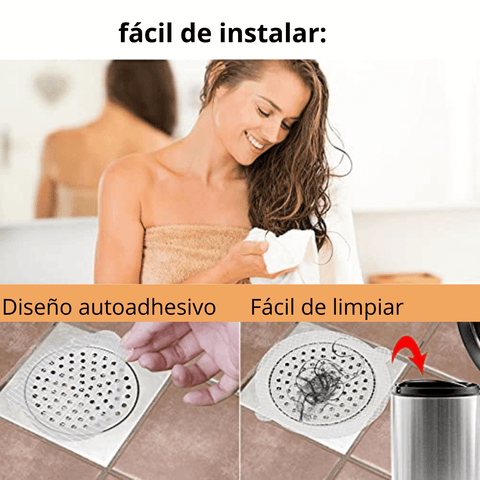 Recoge-Pelos Desechable para el Desagüe de la Ducha – lulepopshop