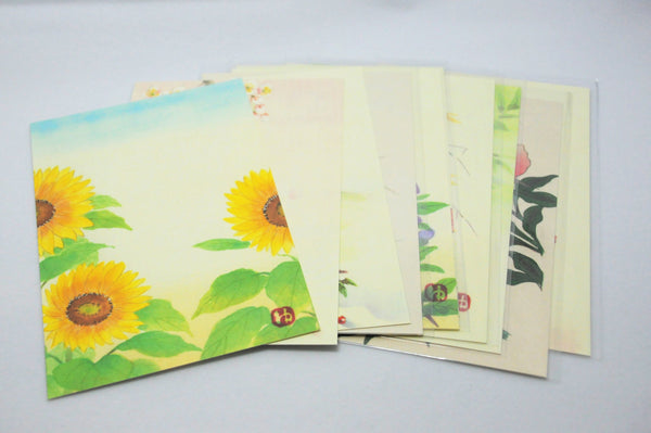 四季のポストカード, 12枚セット, オリジナル絵柄