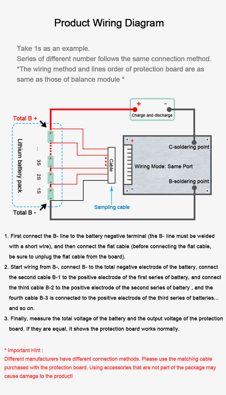 17s 60v bms board wiring diagram