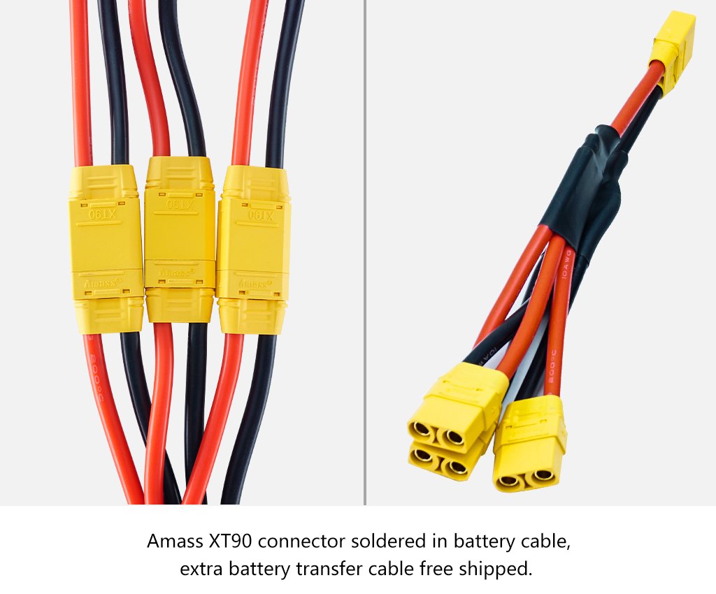 FSESC 75200 amass XT90 connector.