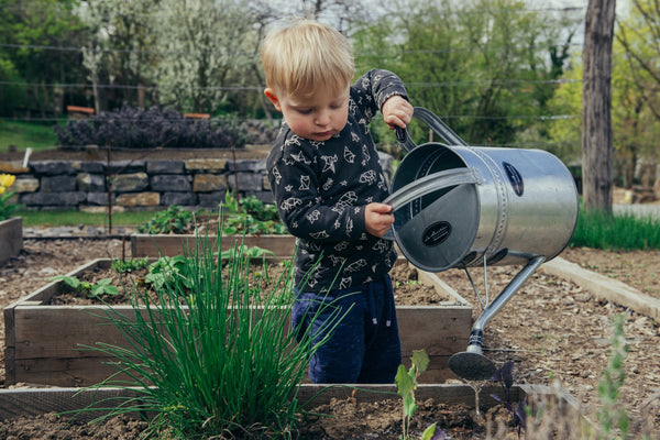 STEM and non Stereotypes, boy watering the flowers