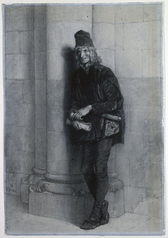 A sketch of Pierre Gringoire who was known as the ‘King of Jugglers’