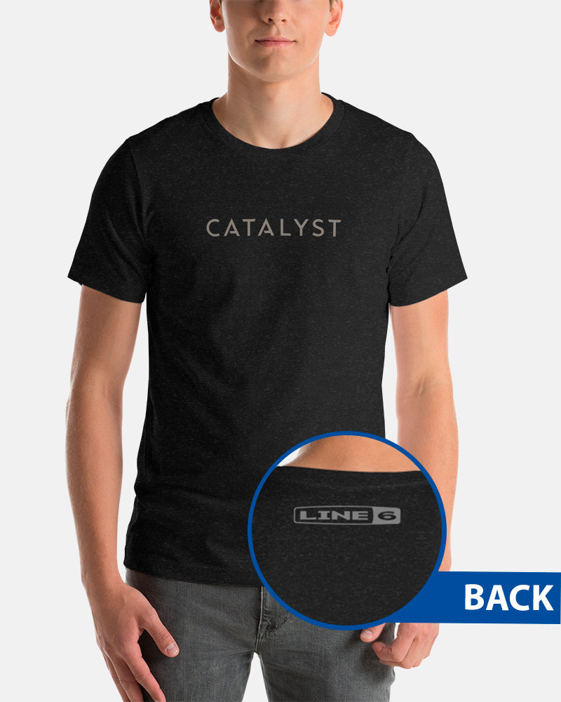 Line 6 Catalyst T-Shirt - Black Heather - Photo 1