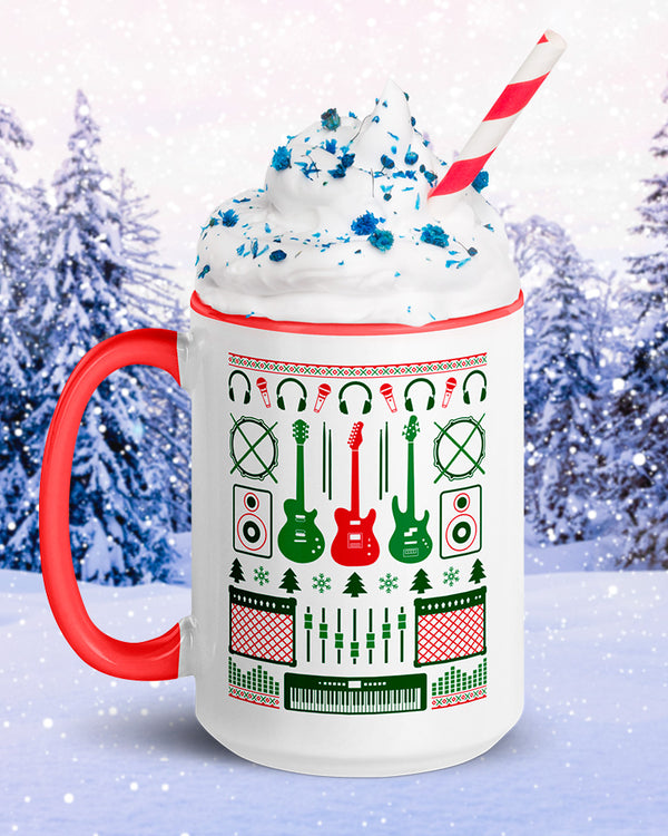 Musicians Christmas Mug - Red - Photo 6