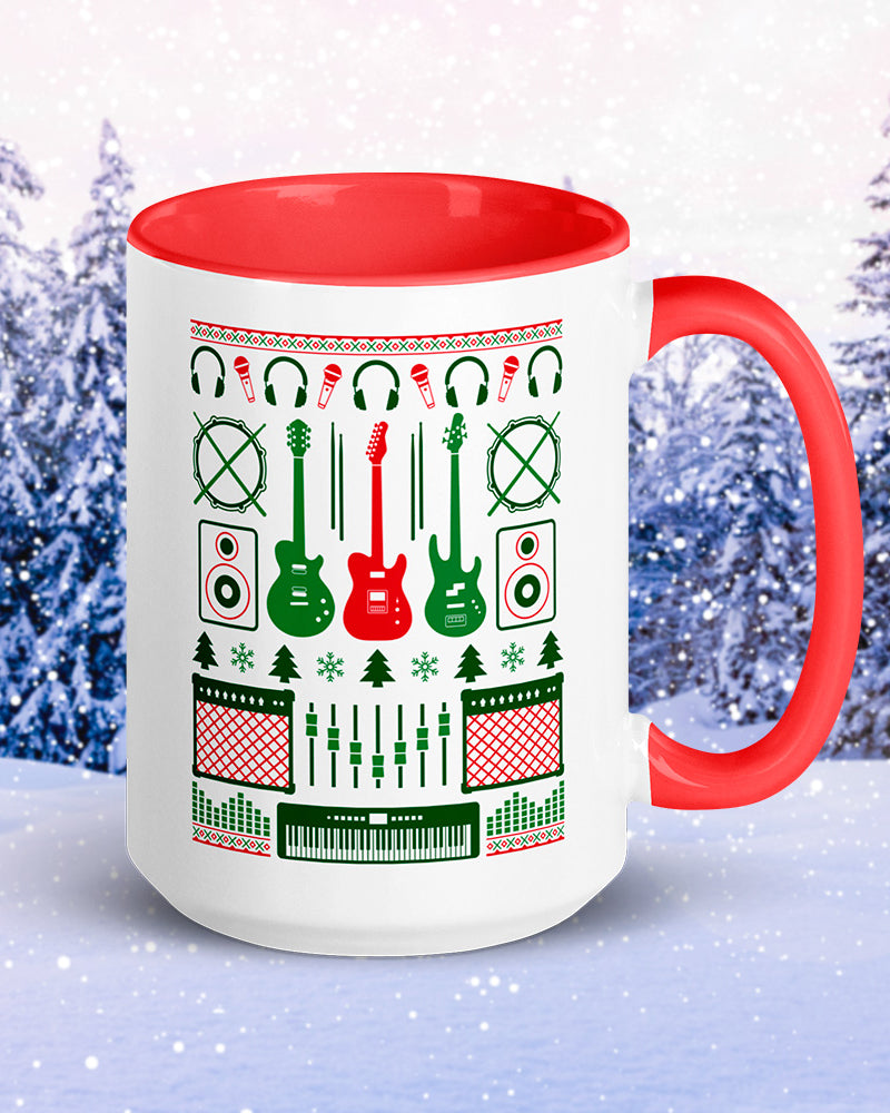 Musicians Christmas Mug - Red - Photo 5