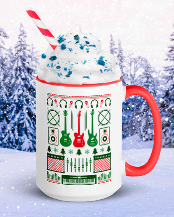 Musicians Christmas Mug  - Red