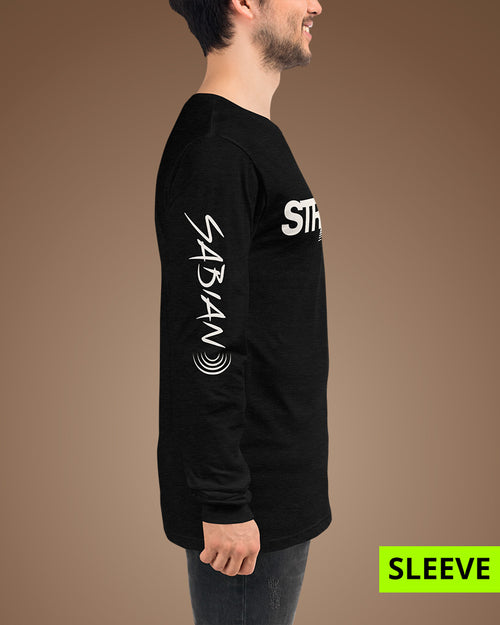 SABIAN Stratus Long Sleeve T-Shirt  - Black Heather