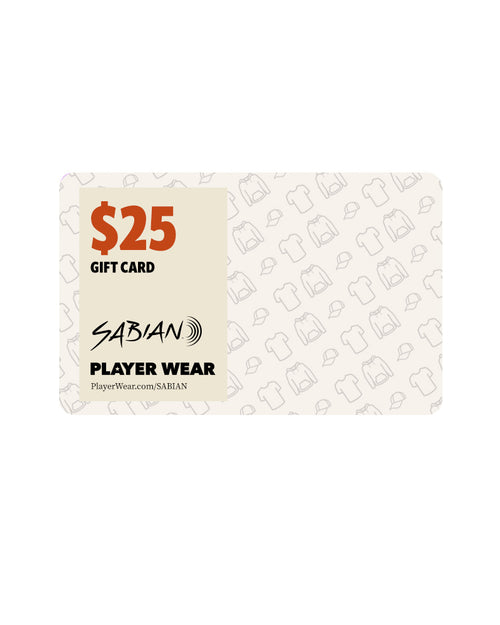 SABIAN Gift Card  - $25