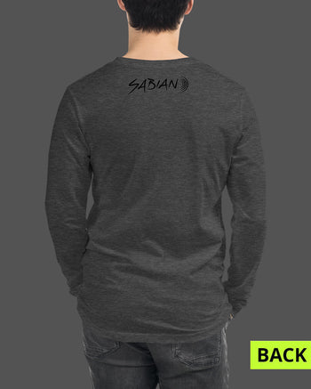 SABIAN Play Your Way Long Sleeve T-Shirt  - Dark Gray Heather