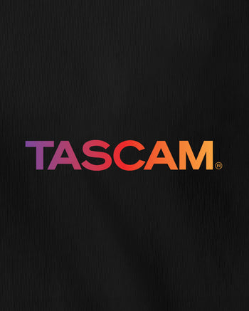 TASCAM Glow Short Sleeve T-Shirt  - Instamatic / Black