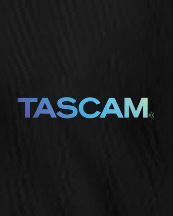 TASCAM Glow Short Sleeve T-Shirt  - Ocean Blue / Black