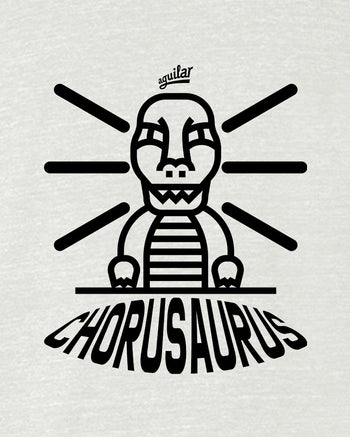 Aguilar Chorusaurus Short Sleeve T-Shirt  - Ash