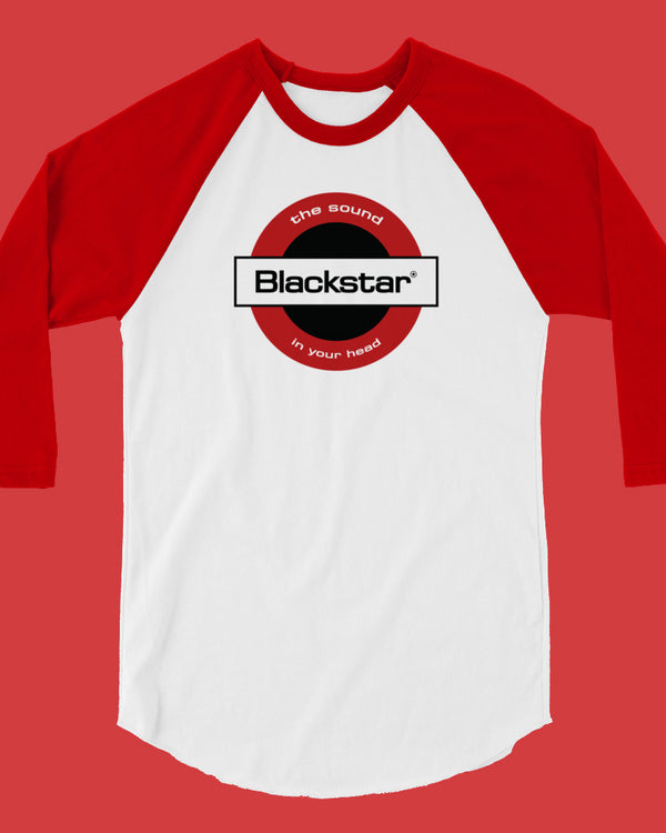 Blackstar Underground Raglan Shirt - White / Red - Photo 3
