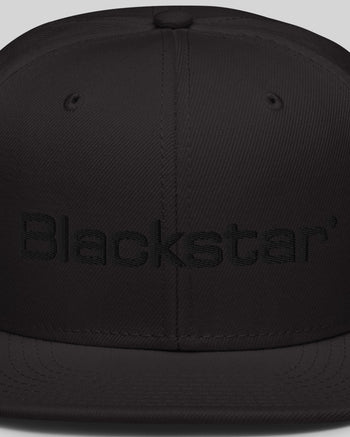 Blackstar Monochrome Snapback Hat  - Black