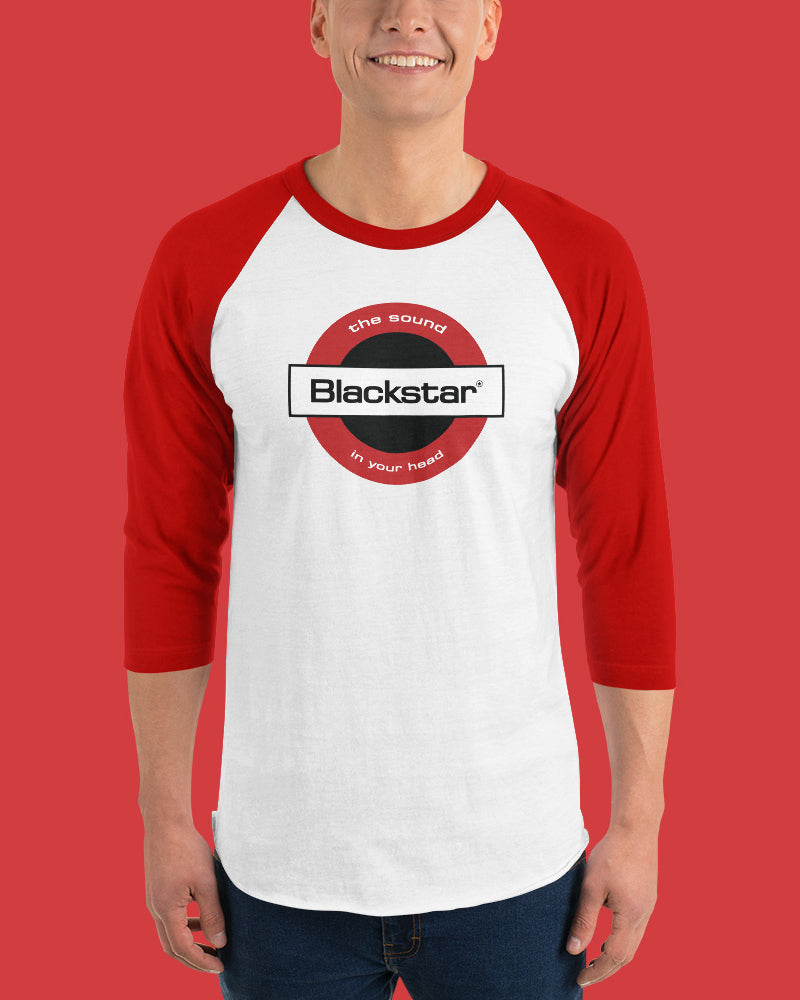 Blackstar Underground Raglan Shirt - White / Red - Photo 4