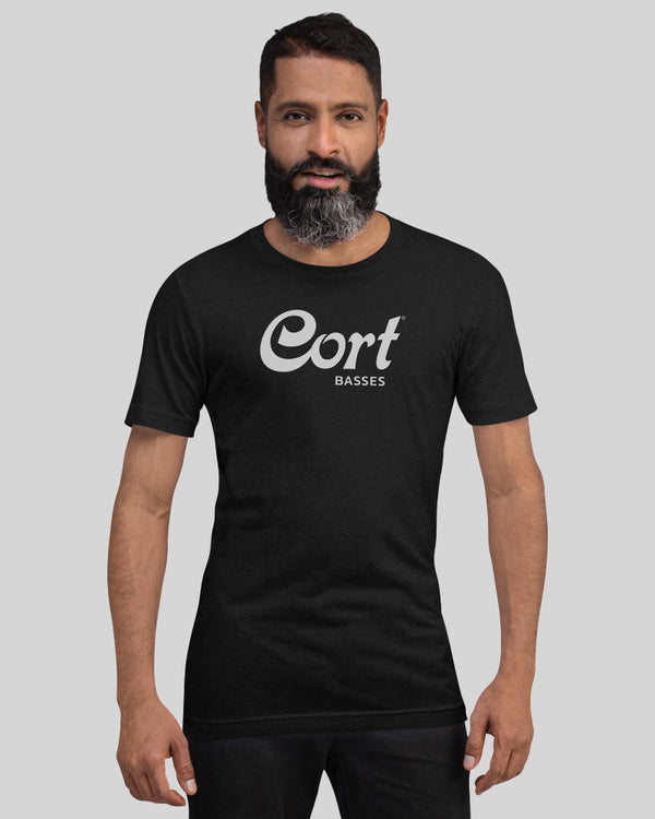 Cort Basses T-Shirt - Heather Black - Photo 1