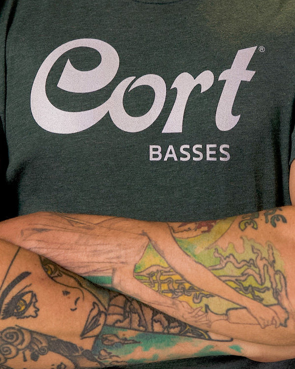 Cort Basses T-Shirt - Heather Green - Photo 7