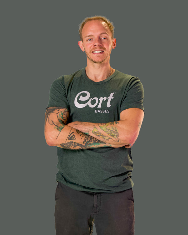 Cort Basses T-Shirt - Heather Green - Photo 6