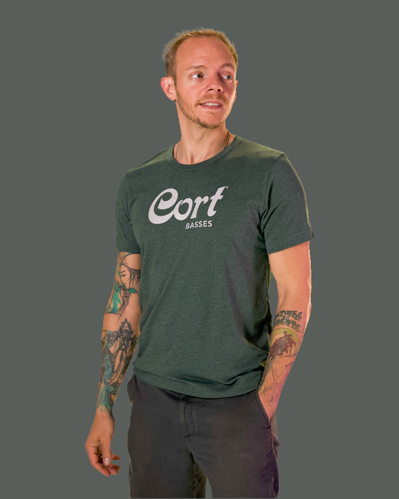 Cort Basses T-Shirt - Heather Green - Photo 4