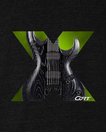 Cort KX700 T-Shirt  - Black Heather