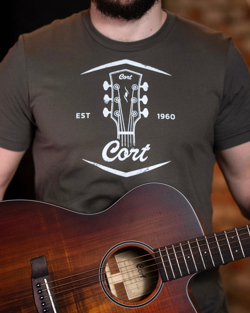 Cort Guitars Since 1960 T-Shirt - Army Green - Photo 1