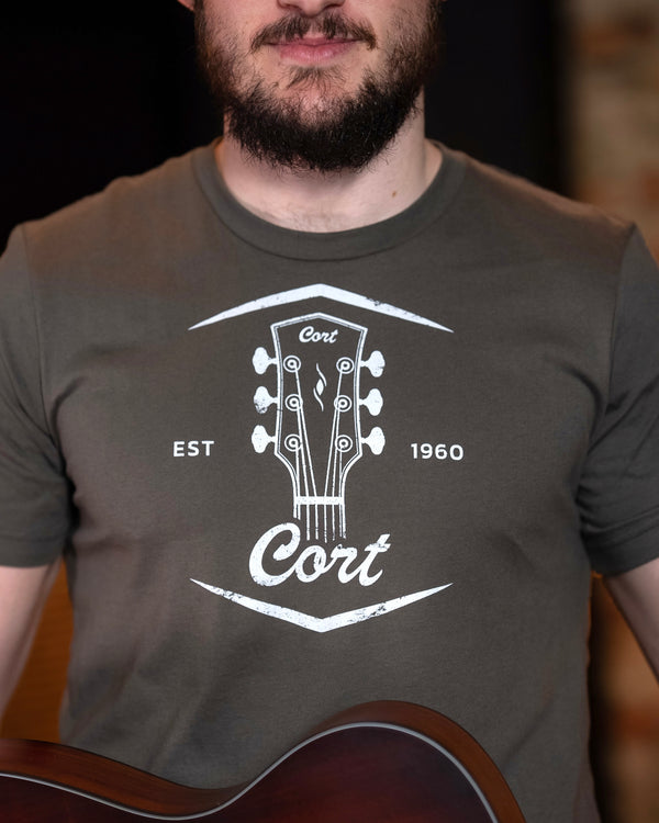 Cort Guitars Since 1960 T-Shirt - Army Green - Photo 4