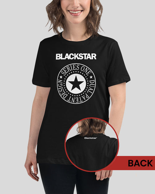 Blackstar Series One Womens Relaxed T-Shirt  - Black