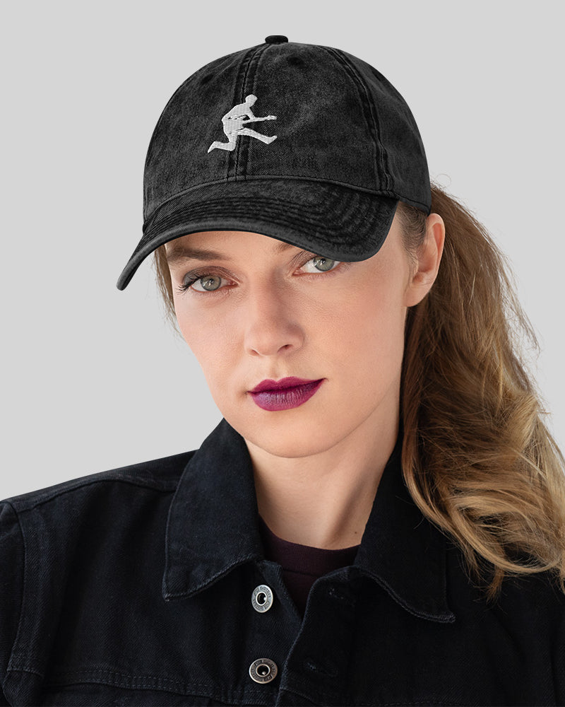 Fly High: Vintage Cotton Twill Hat - Black - Photo 3