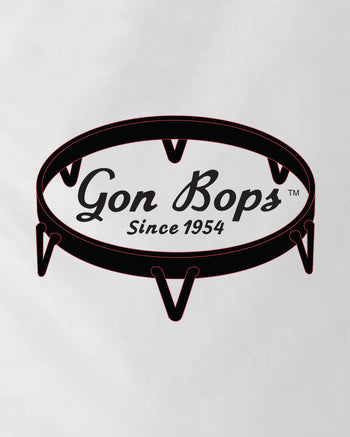 Gon Bops 1954 Raglan Shirt  - White / Black