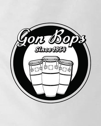 Gon Bops Congas Raglan Shirt  - White / Black