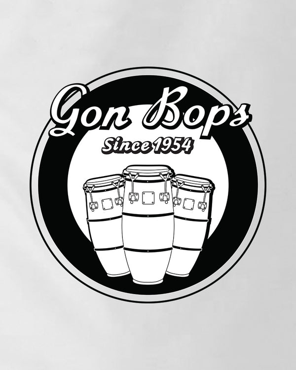 Gon Bops Congas Raglan Shirt - White / Black - Photo 2