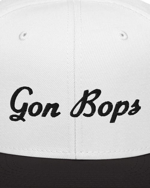 Gon Bops Snapback Hat  - White / Black