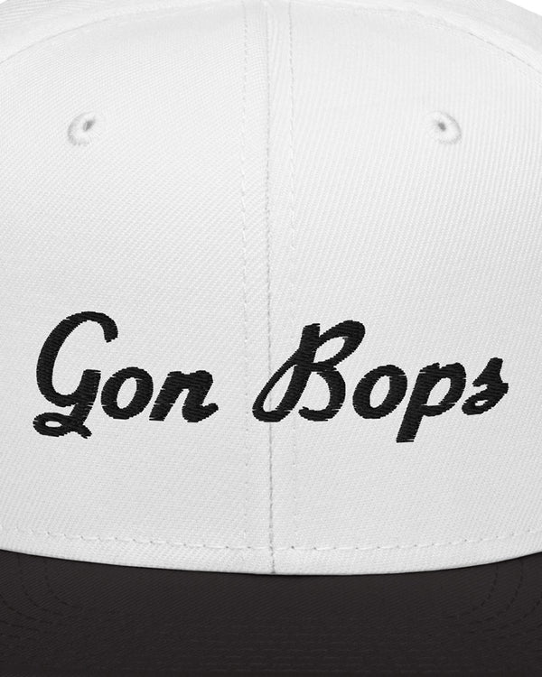 Gon Bops Snapback Hat - White / Black - Photo 2