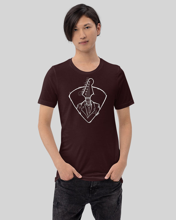 Guitar Head Short Sleeve T-Shirt - Oxblood - Photo 7